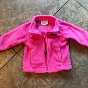 Columbia Pink Fleece Baby Jacket